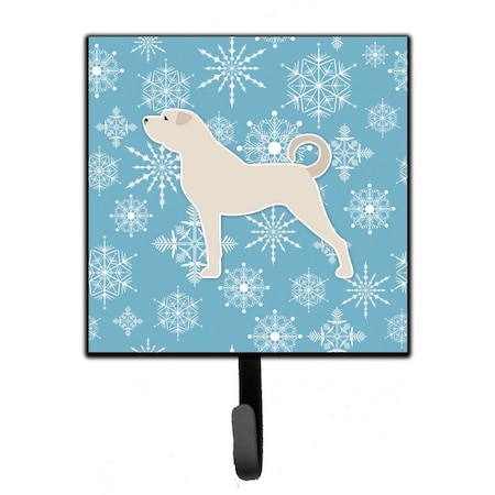 Carolines Treasures Winter Snowflake Anatolian Shepherd Leash or Key Holder BB3577SH4